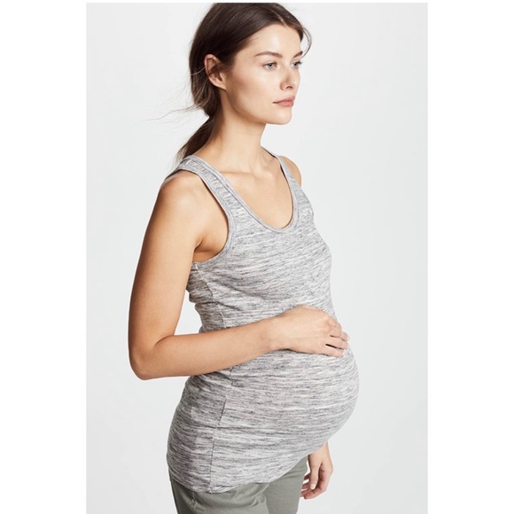 Ingrid & Isabell Maternity Tank In Heather - Picture 2 of 6
